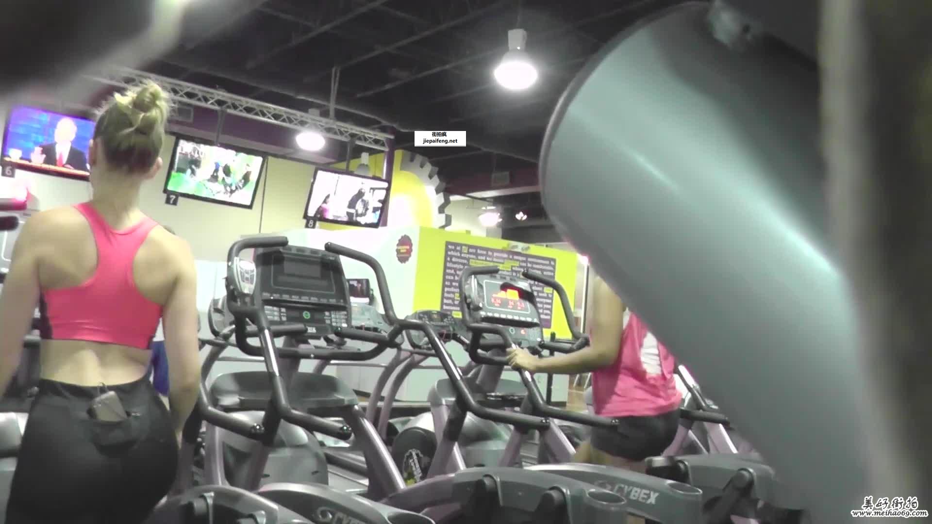 8分钟拍摄健身房锻炼身体的性感翘臀美眉[MP4/426M]