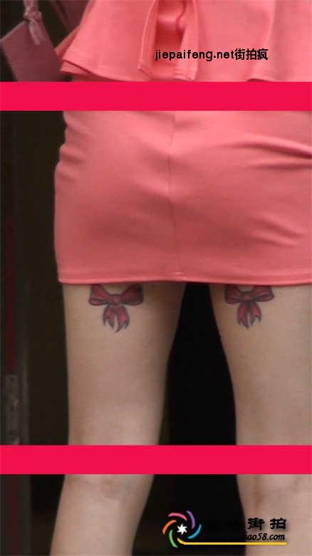 高清22-112-红色包臀凉高跟美腿小姐姐的纹身很特别啊（一）