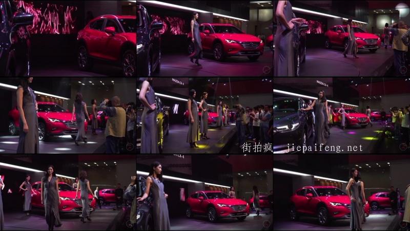 4K 2018廣州車展 레이싱모델 Racing Model MAZDA車模01 auto show 모터쇼 モーターショー  