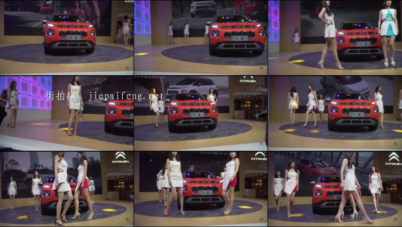  4K 2018廣州國際車展 레이싱모델 Racing Model Showgirl Citroën車模03 모터쇼  