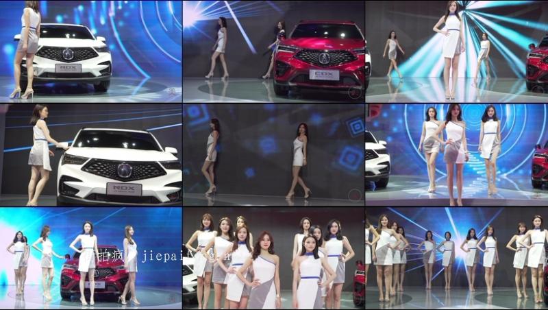  4K 2019廣州車展 레이싱모델 Racing Model Acura車模02  
