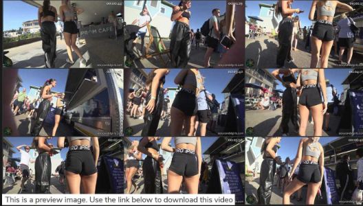 NikePro Shorts Skinny Teen Ass