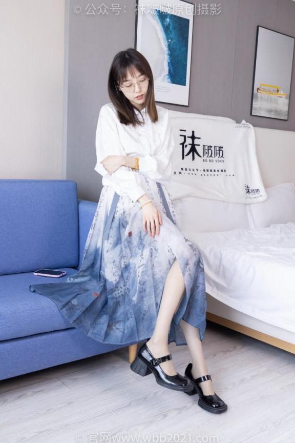 [BoBoSocks袜啵啵]NO.428 稚予-皮鞋、灰丝 