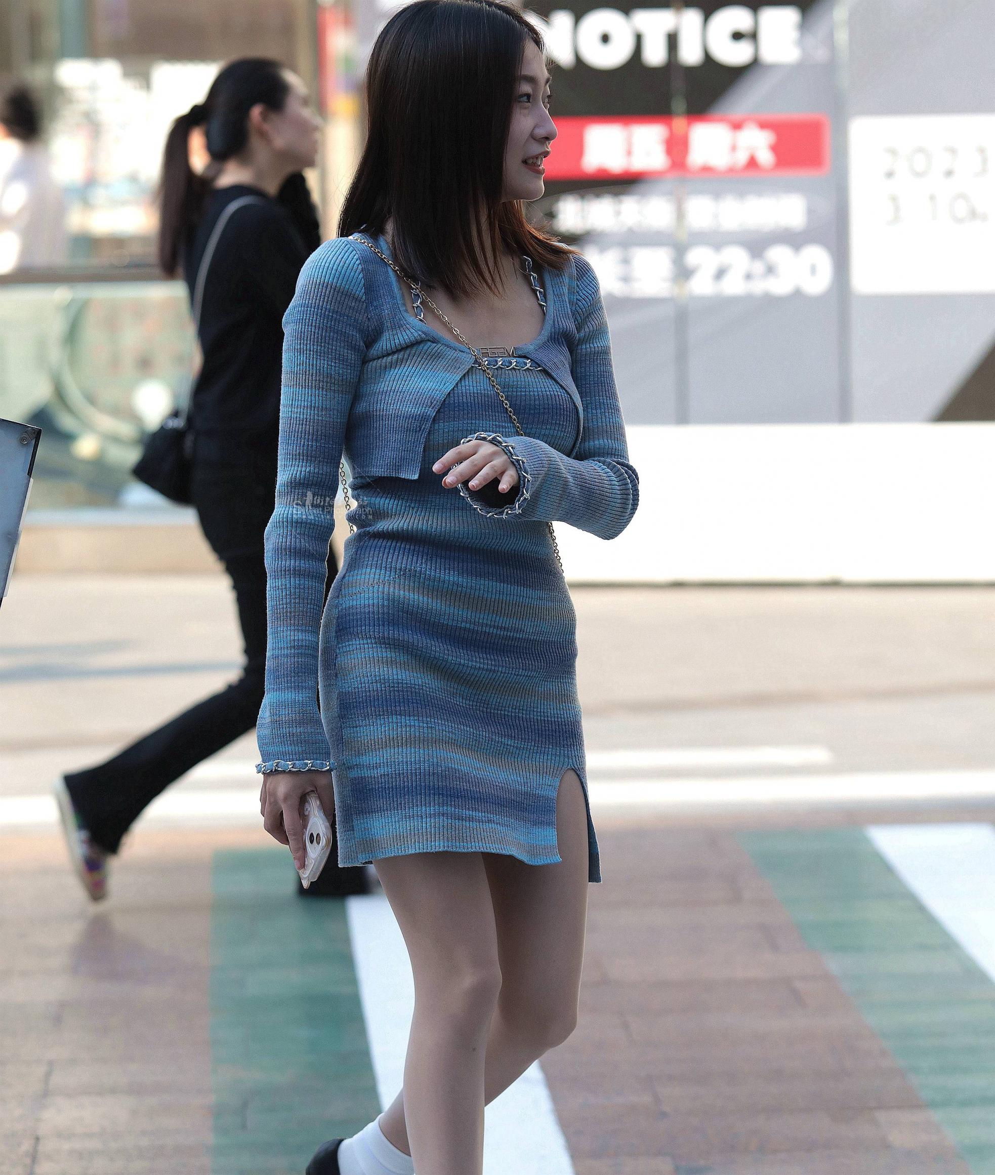 街拍肉丝妹子-14P