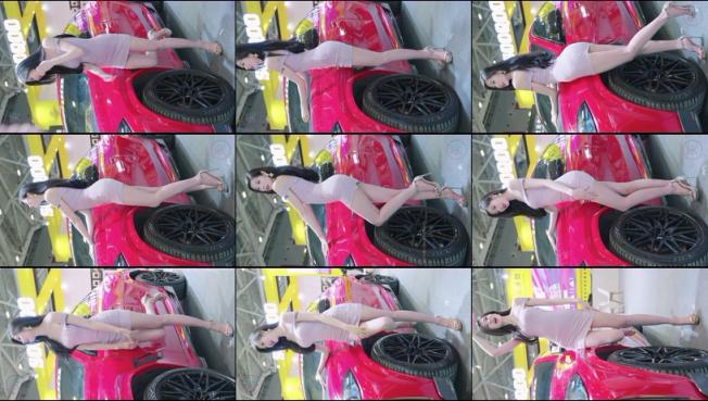 4K 2025深圳改裝車展 網紅車模 #芝士绝了 Auto Salon オートサロン Sexy Chinese Model #미니스커트 #beautyleg 55 #美人