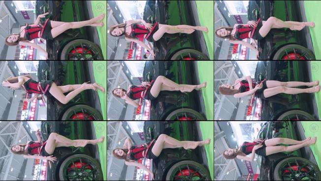 4K 2025深圳改裝車展 網紅車模 #小石头 Auto Salon オートサロン Sexy Chinese Model #미니스커트 #beautyleg 47 #美人