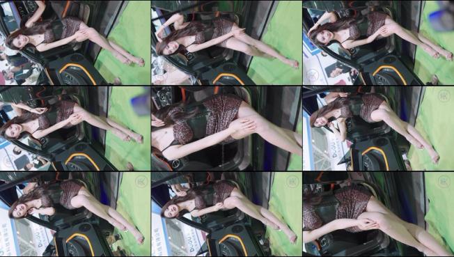 4K 2025深圳改裝車展 網紅車模 #小十七 Auto Salon オートサロン Sexy Chinese Model #미니스커트 #beautyleg 45 #美人 