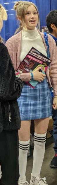 Blonde Schoolgirl Upskirted