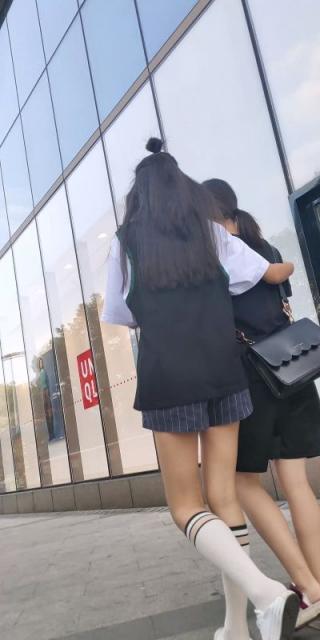 【独家原创】标准白色高袜大学生
